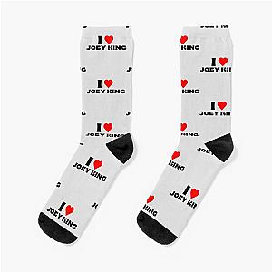 I Love Joey King Black Socks
