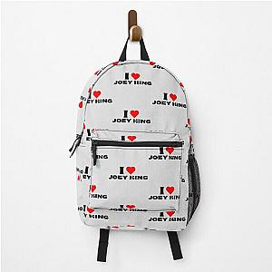 I Love Joey King Black Fonts Backpack
