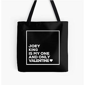 Joey King Is My One Valentine All Over Print Tote Bag