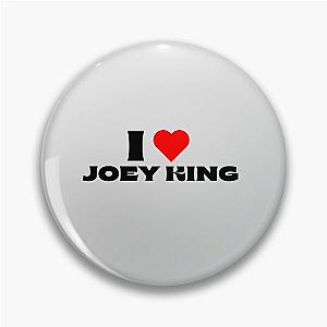 I Love Joey King - Black Font Pins