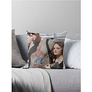 Joey King and Jacob Elordi Fanart Throw Pillow