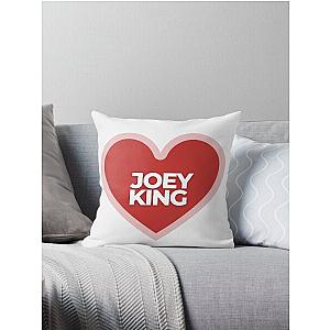 I Heart Joey King Throw Pillows