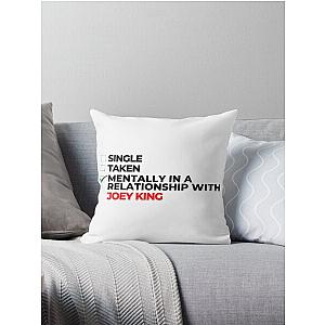 Mentally in relationship with Joey King throw pillow