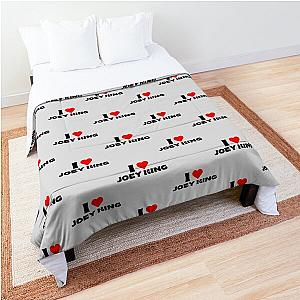 I love Joey King Black Comforter