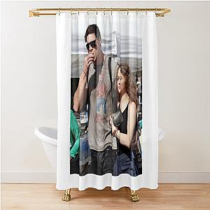 Joey King and Jacob Elordi Fanart Shower Curtain