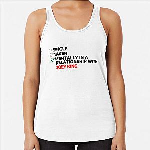 Mentally In Relationship With Joey King Racerback Tank