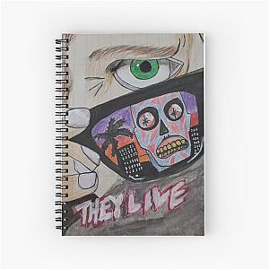 They Live - Fractured Movie Posters Spiral Notebook