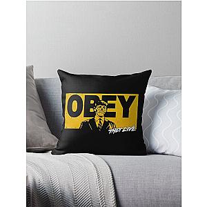 They Live Obey Throw Pillow