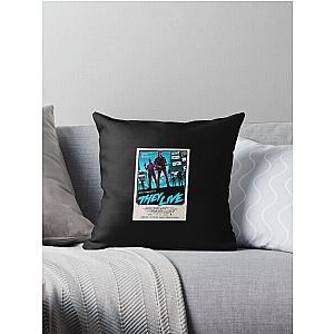 John Carpenter&x27 They Live Fan Made Poster  Throw Pillow