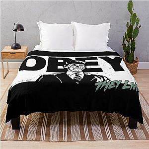 They Live Obey Throw Blanket