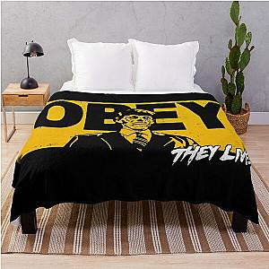 They Live Obey Throw Blanket