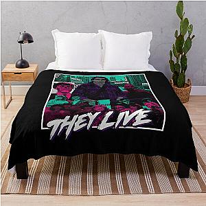 They Live T-Shirt Throw Blanket