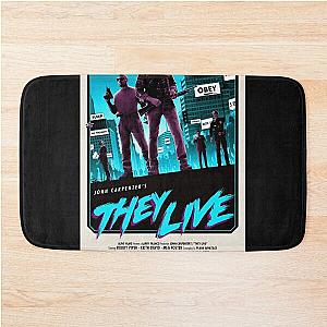 John Carpenter&x27 They Live Fan Made Poster  Bath Mat