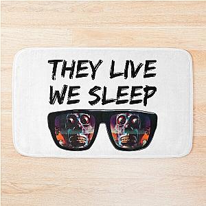 THEY LIVE WE SLEEP sunglasses  Bath Mat