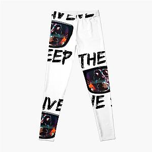 THEY LIVE WE SLEEP distressed Leggings