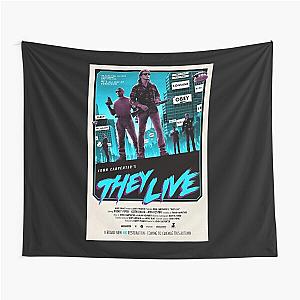 John Carpenter&x27 They Live Fan Made Poster  Tapestry