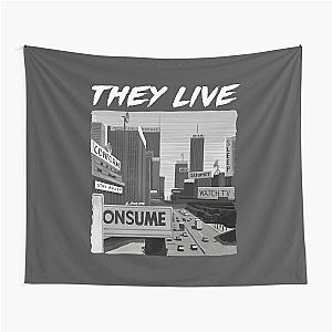 John Carpenter's They Live Illustration by Burro Tapestry