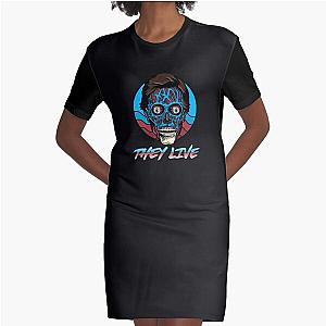 They Live Graphic T-Shirt Dress