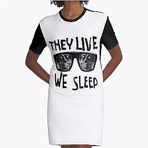 THEY LIVE WE SLEEP 6 Graphic T-Shirt Dress