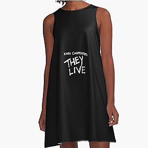 john carpenter's they live A-Line Dress