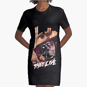 They Live (Movie Collection) Graphic T-Shirt Dress