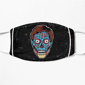 they live - obey - consume - conform  Flat Mask