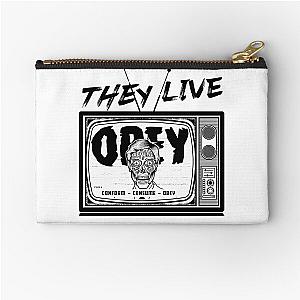 They live ‐ conform consume obey  Zipper Pouch