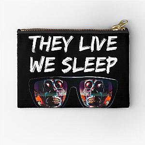 THEY LIVE WE SLEEP sunglasses 2 Zipper Pouch