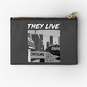 John Carpenter's They Live Illustration by Burro Zipper Pouch