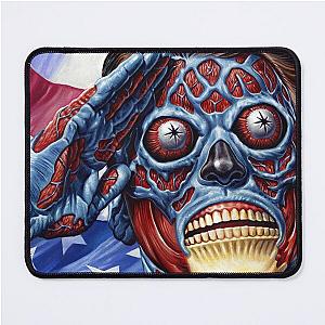 They Live Face Mask Mouse Pad