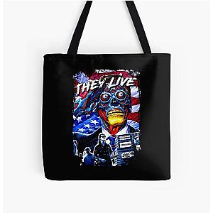 They Live All Over Print Tote Bag