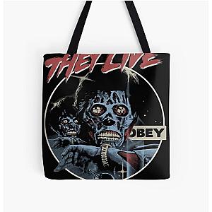 They Live John Carpenter Horror All Over Print Tote Bag