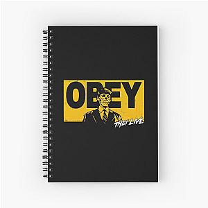 They Live Obey Spiral Notebook