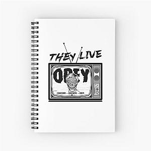 They live ‐ conform consume obey  Spiral Notebook