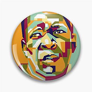 Abstract Geometric John Coltrane in WPAP Pin