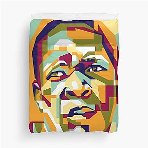 Abstract Geometric John Coltrane in WPAP Duvet Cover