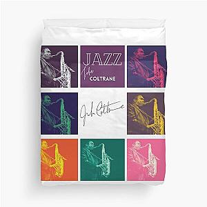 Jazz music legends - John Coltrane Duvet Cover