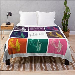 Jazz music legends - John Coltrane Throw Blanket