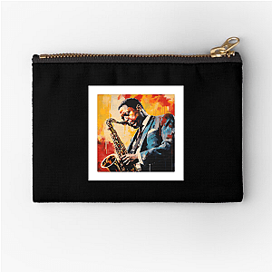 No One Swings Like John John Coltrane Zipper Pouches