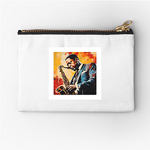 No One Swings Like John John Coltrane Zipper Pouches