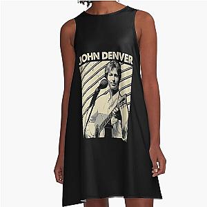 John Denver Biography A-Line Dress