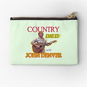 RIP John Denver Zipper Pouch