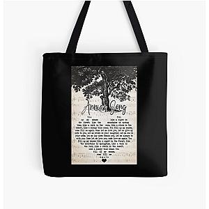 Annies Song Lyics John Denver All Over Print Tote Bag