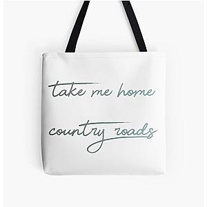 take me home country roads john denver lyrics All Over Print Tote Bag