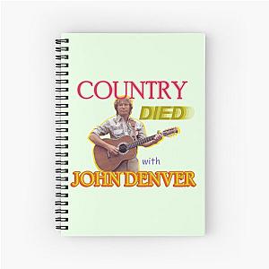 RIP John Denver Spiral Notebook