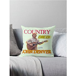 RIP John Denver Throw Pillow