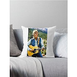 A I John Denver Singer Songwriter Throw Pillow