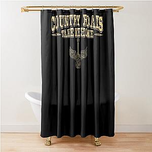 Country Roads Guitar John Denver Inspired Essential Shower Curtain