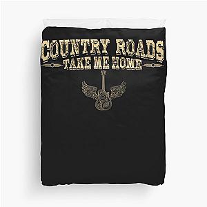 Country Roads Guitar John Denver Inspired Essential Duvet Cover