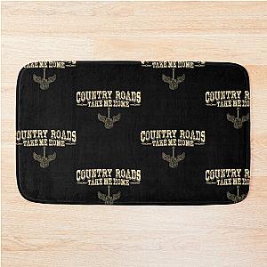 Country Roads Guitar John Denver Inspired Essential Bath Mat